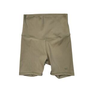 Albion Shorts Womens XS Extra Small Herb High Waisted Biker Gym Workout Fitted